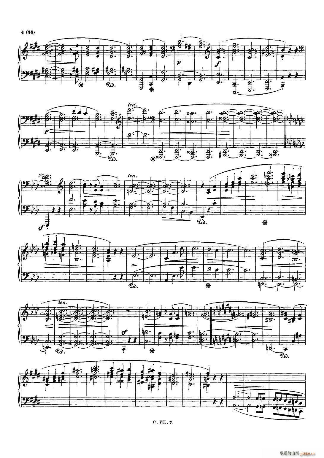 肖邦 钢琴谐谑曲 Chopin Scherzo（No 4 E大调 Op 54）3