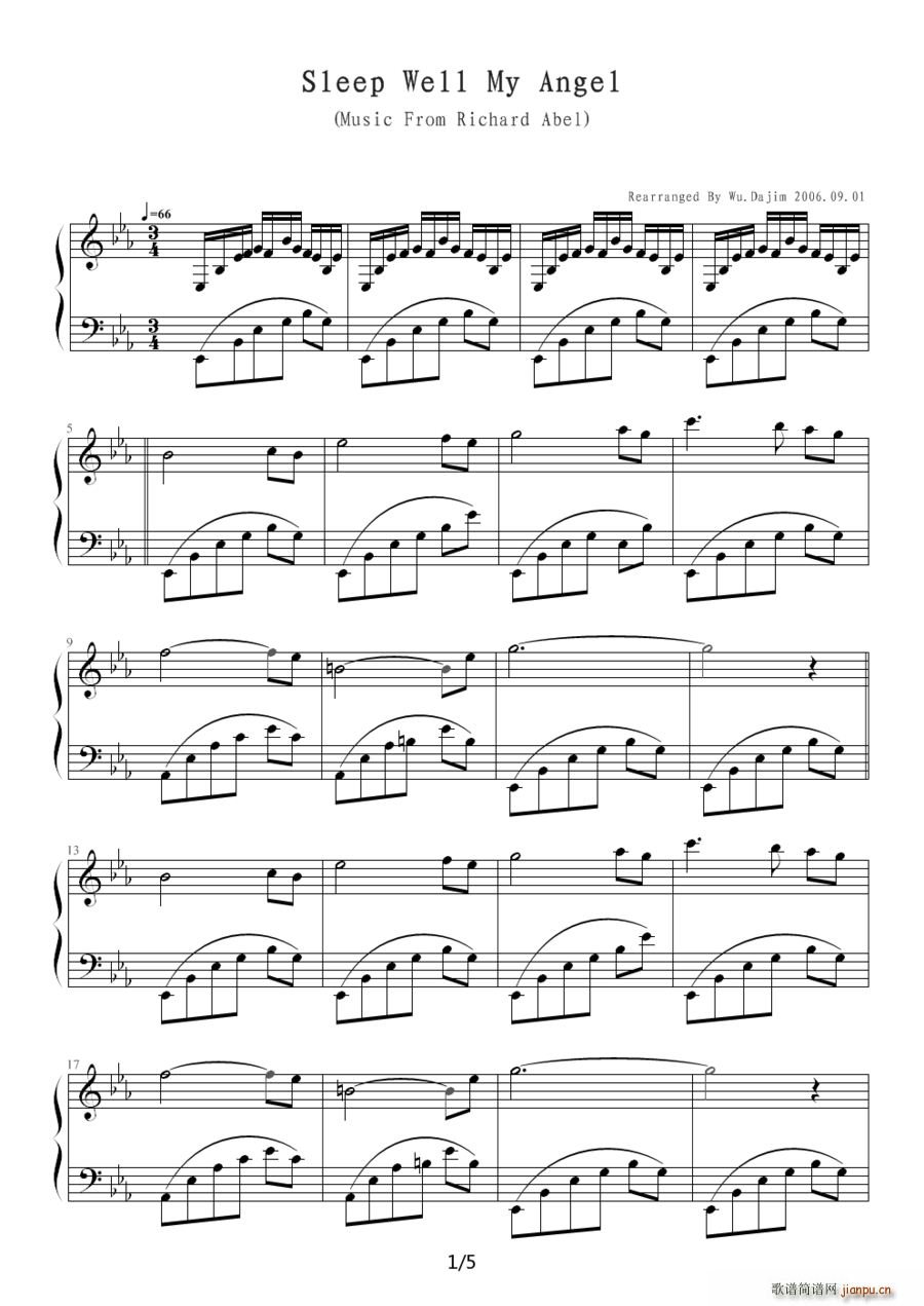 Sleep Well My Angel（好好睡吧 我的天使）1