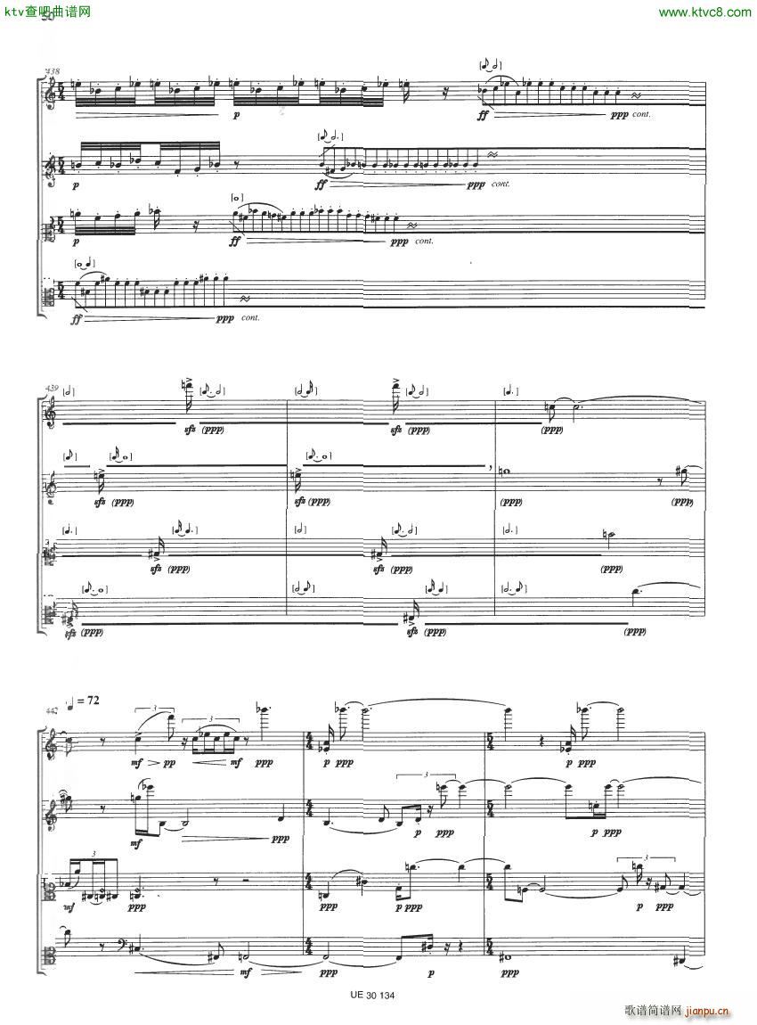 Berio Notturno String Quartet 1993 二9