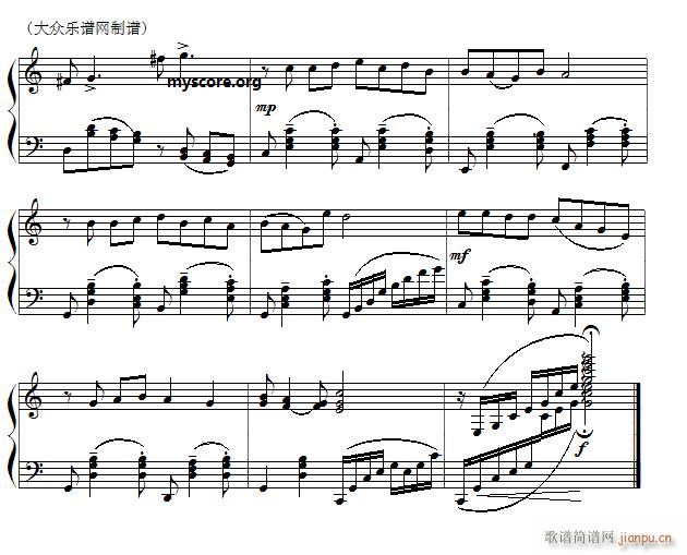缅甸民歌 海鸥(儿童钢琴小曲)3