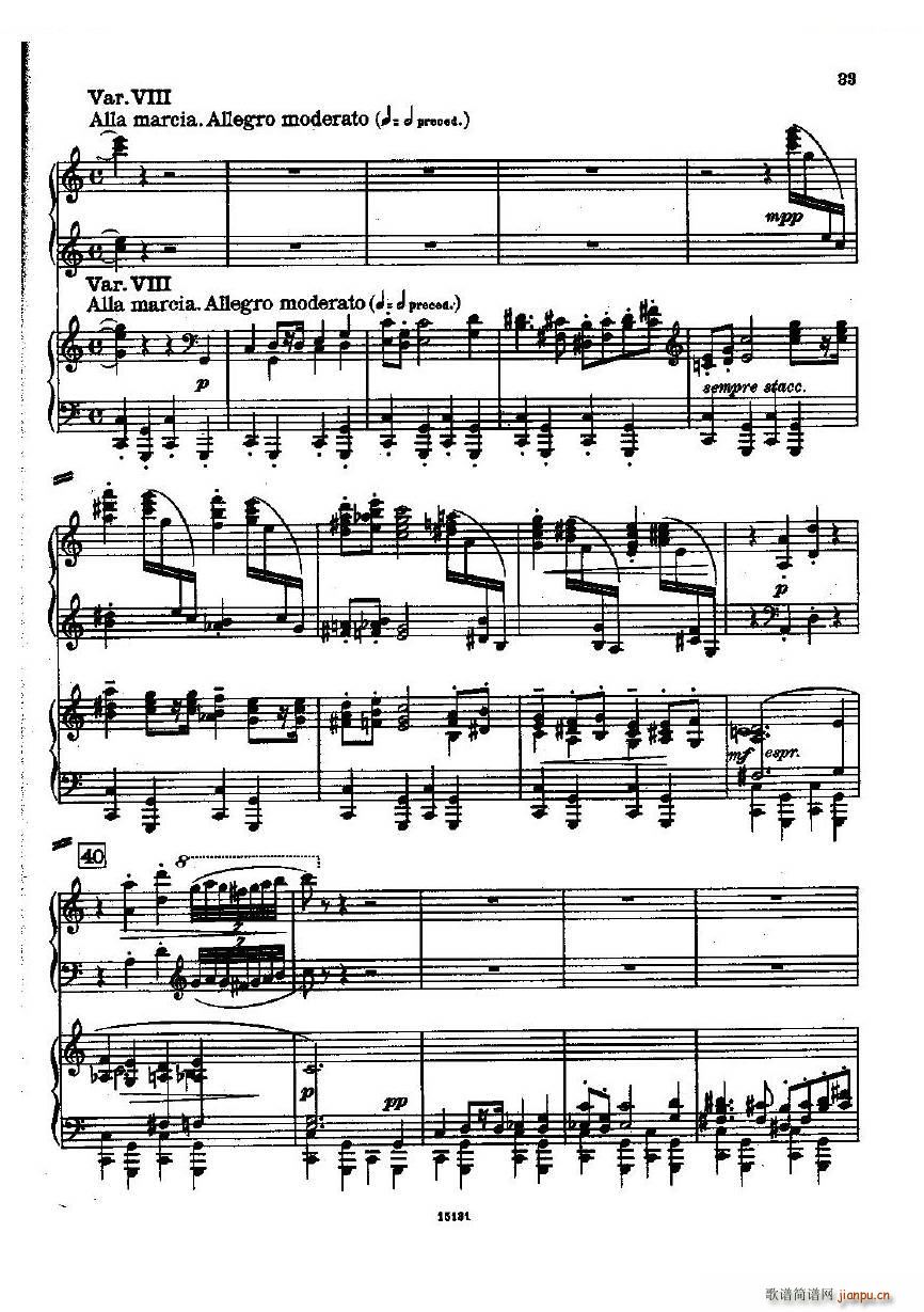 Dohnanyi Variations Nursery Rhyme Op25（一）33