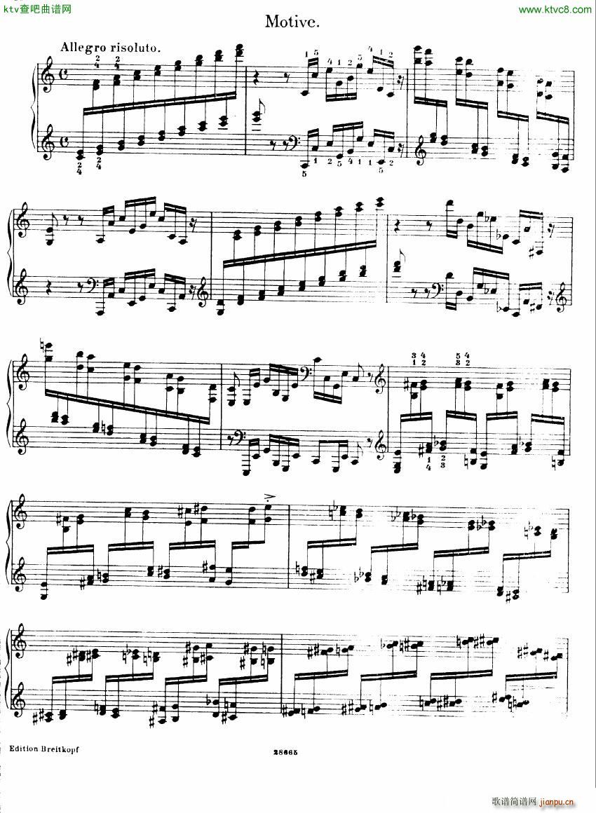 Busoni Etudes 116