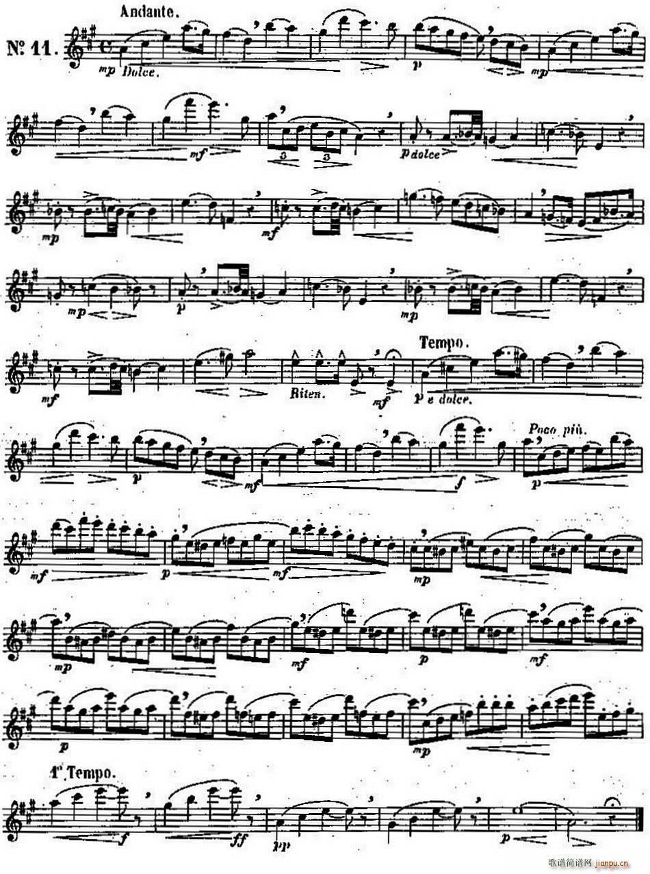 二十首练习曲作品131号(NO 11)1