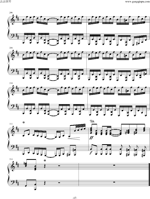 冥王 - 钢琴版-钢琴谱(钢琴曲)-Sound Horizon17