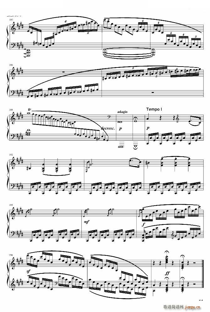 《月光奏鸣曲》第三乐章-雨田版_贝多芬 beethoven11