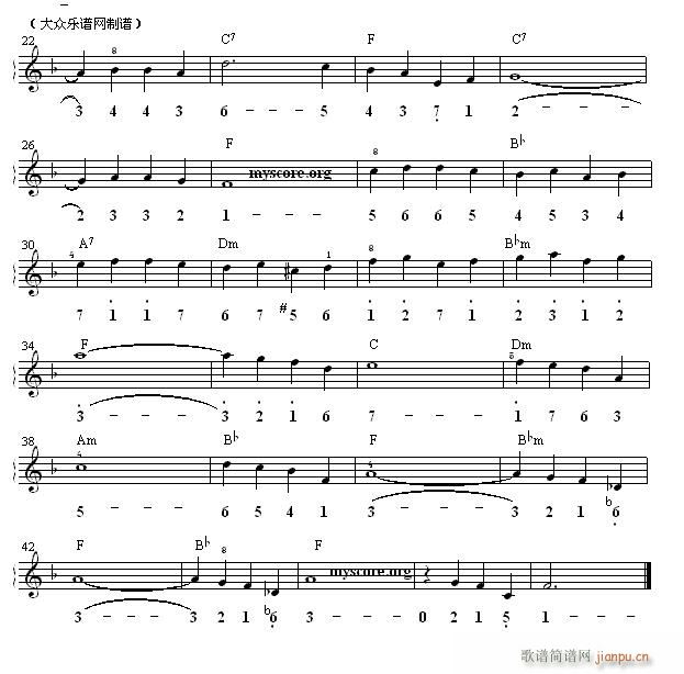 世界名曲双谱式 离别 肖邦曲2