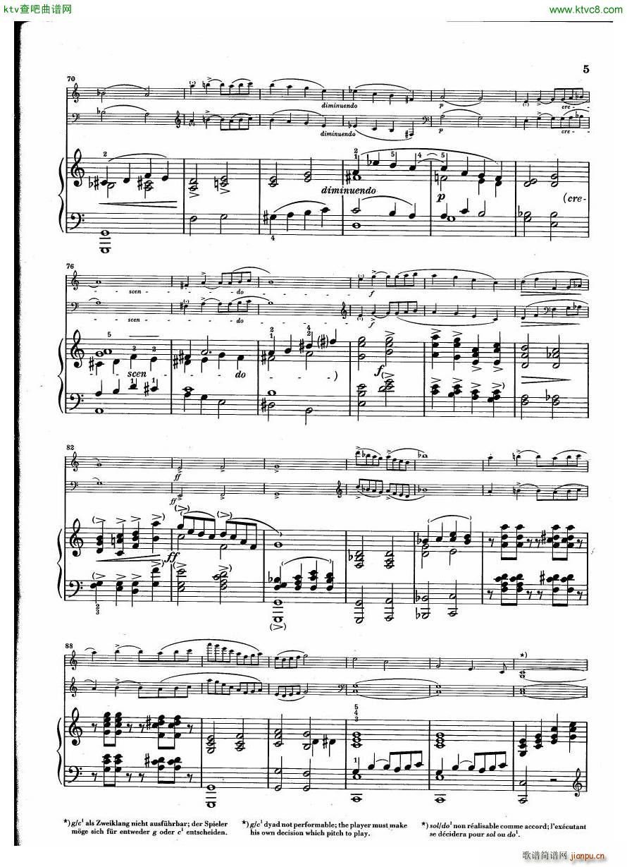 Debussy Trio en Sol5