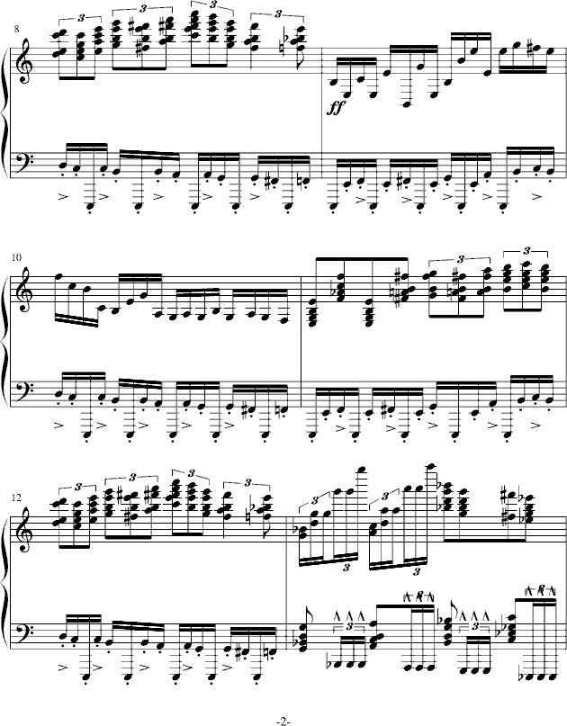 龙卷风  超级练习曲-钢琴谱(钢琴曲)-wang5549034412