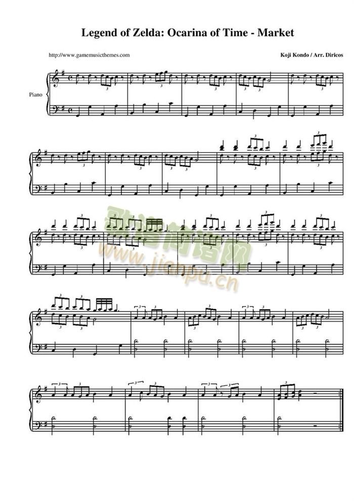 Zelda - Ocarina of Time - Market1