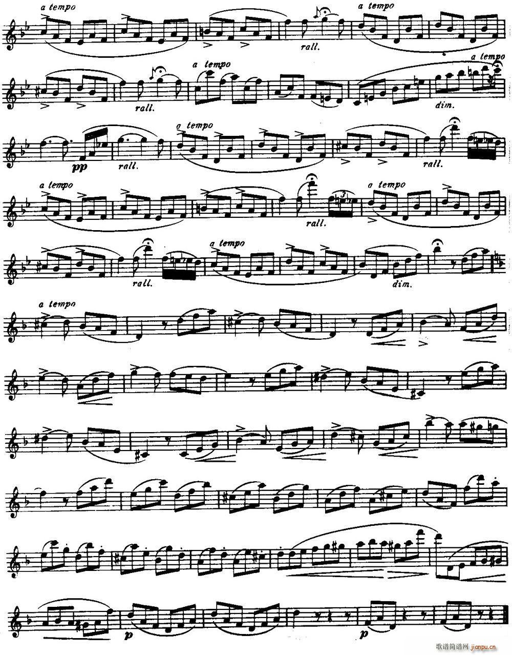 柯勒长笛练习曲作品33号（第二册）（6）2