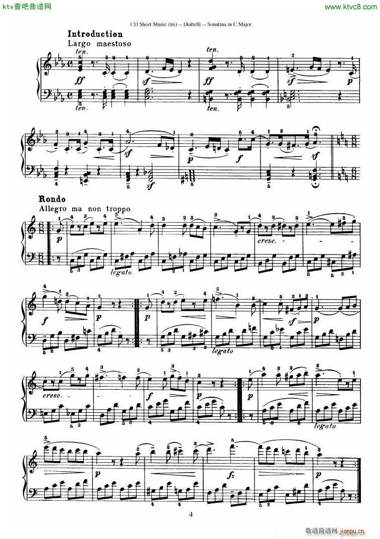 Diabelli Sonatinas Op 151 No 1 4 23P21