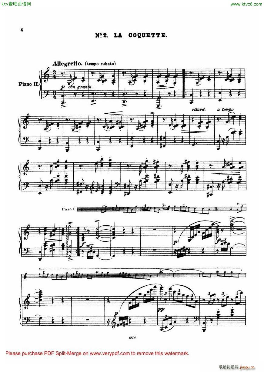 Arensky op 23 Suite No 2 Silhouettes25