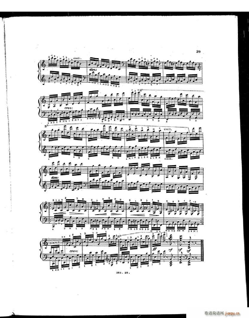 Czerny Etudes de la Velocite26