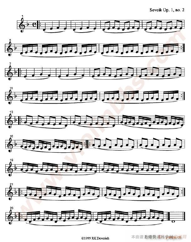 训练左手手指的颗粒性练习曲17