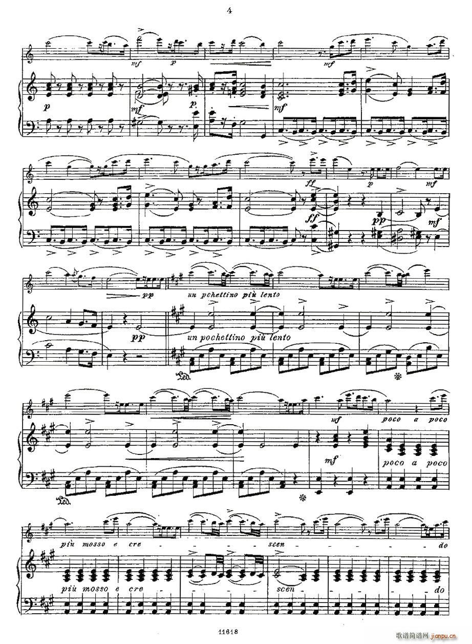 Opern-Transcriptionen.Op.45-3（长笛+钢琴伴奏）4