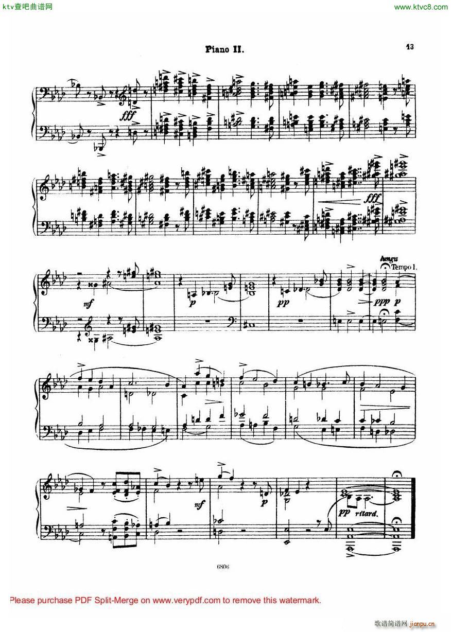 Arensky op 23 Suite No 2 Silhouettes34