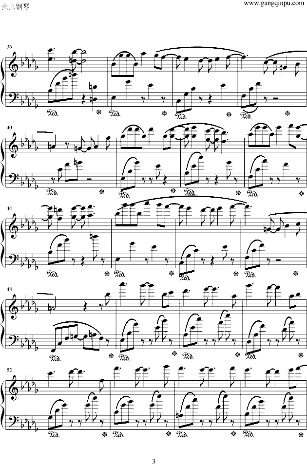夏日香气-魔鬼的枷锁-钢琴谱(钢琴曲)-韩日剧3