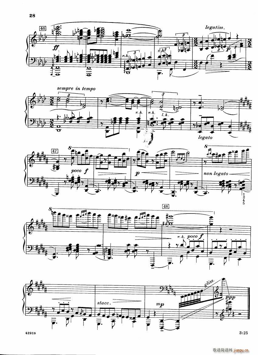 Barber op 28 Souvenirs piano solo26