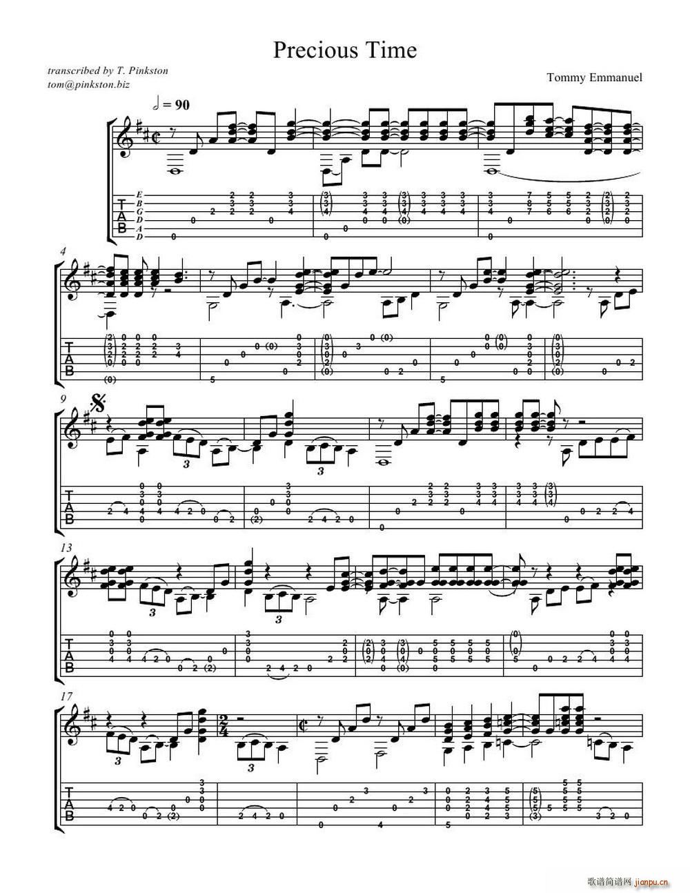 tommy emmanuel precious time（指弹吉它）1