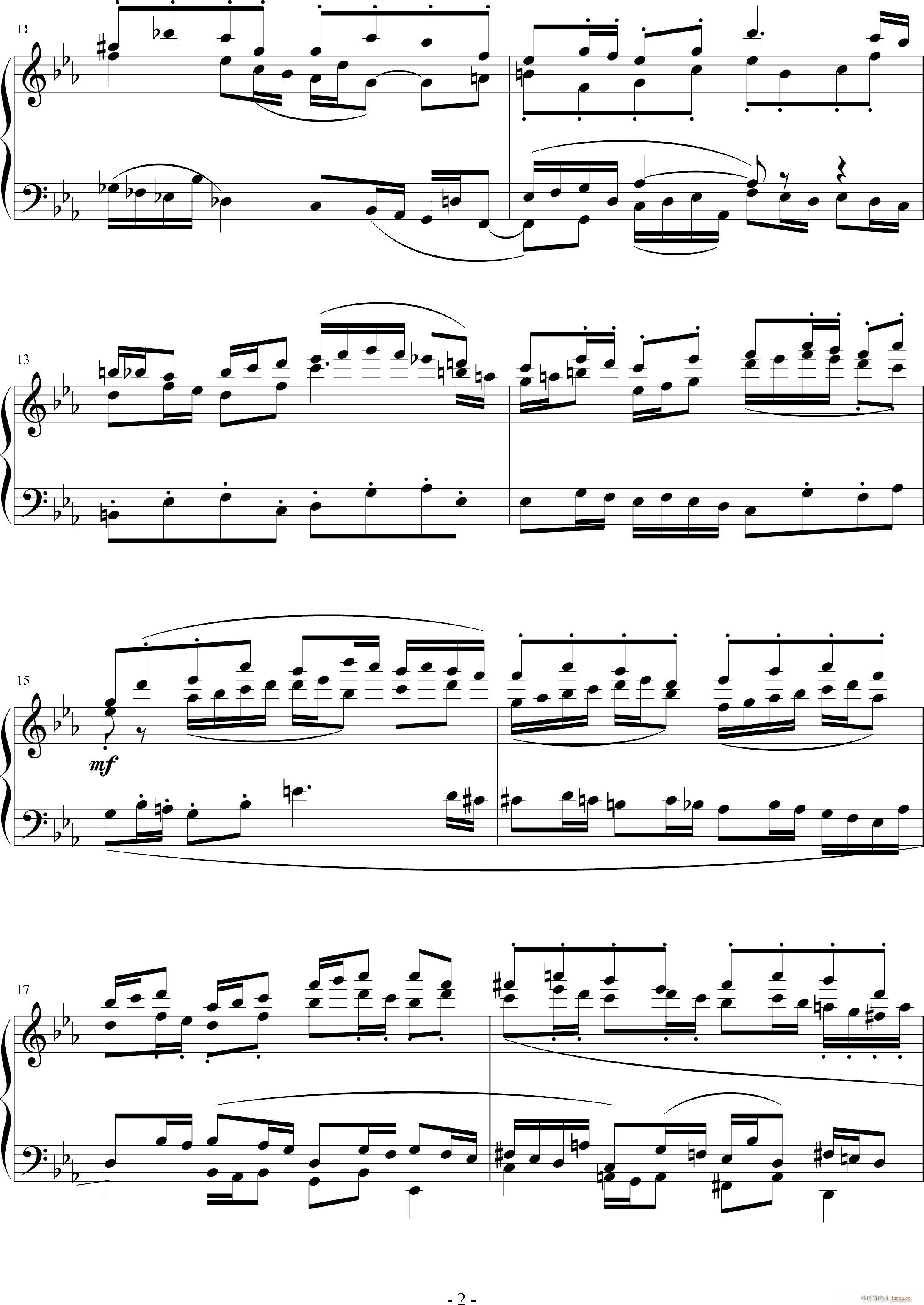 编创 文韬的c小调赋格呈示部2