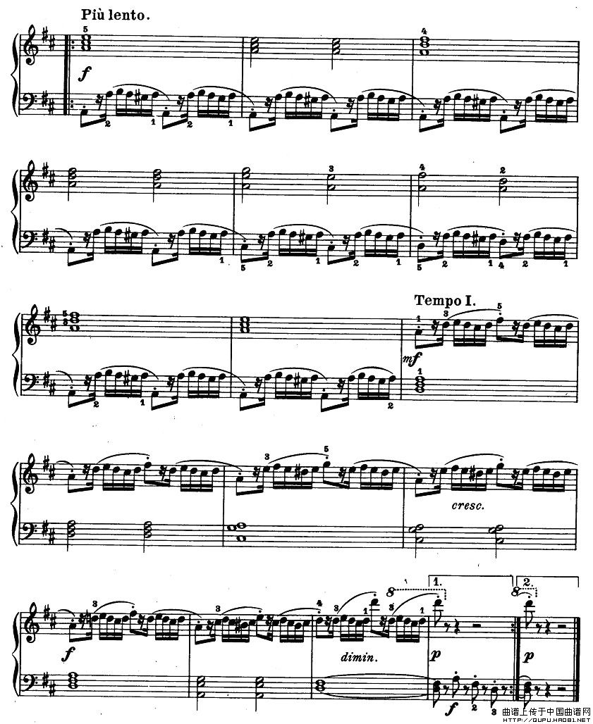 儿童钢琴进阶练习曲50首之412