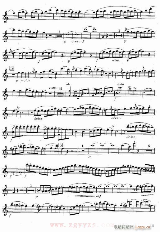 Morzat C Major Concerto-长笛8