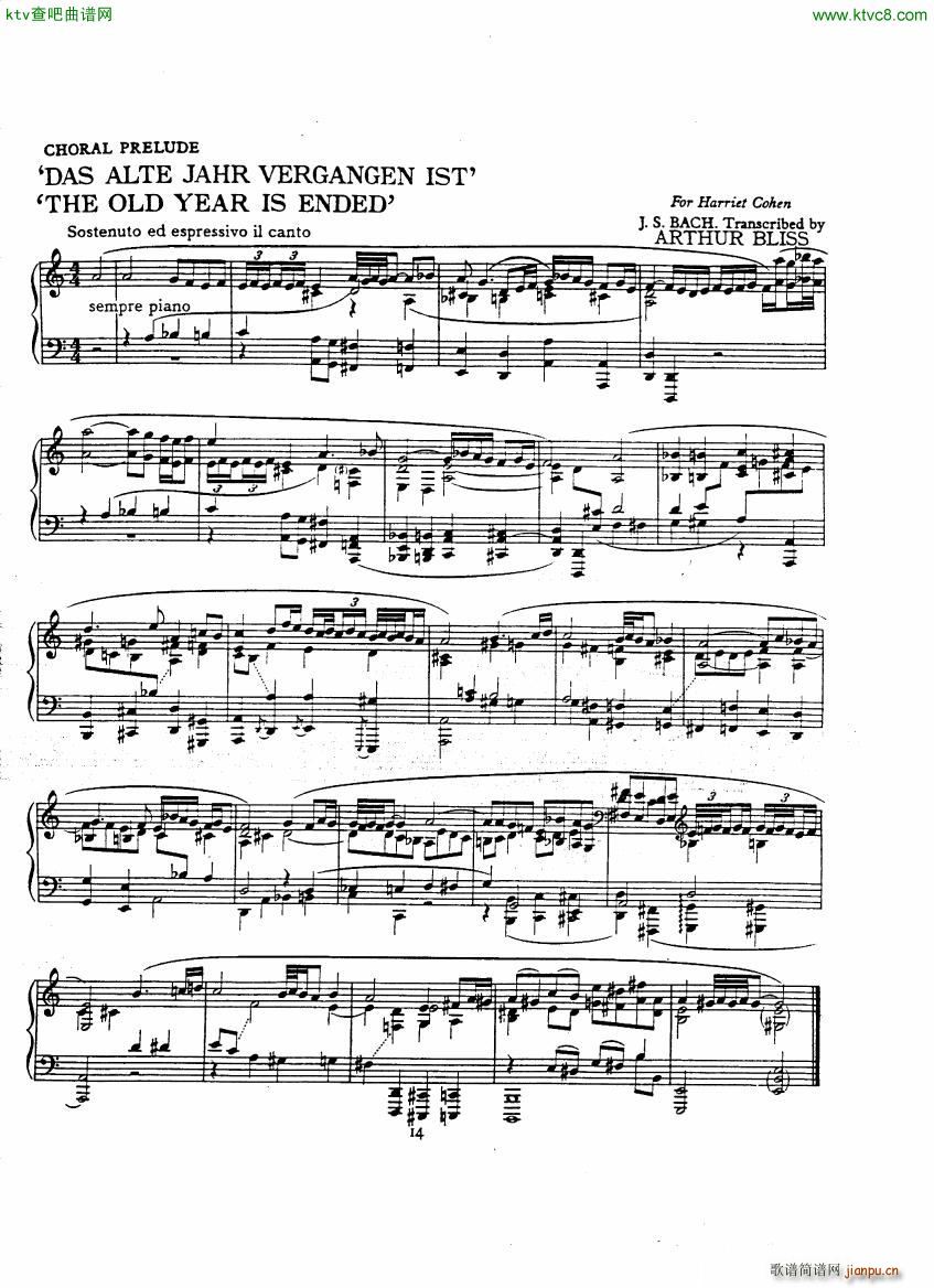 Bach JS A transcription book for Harriet Cohen17