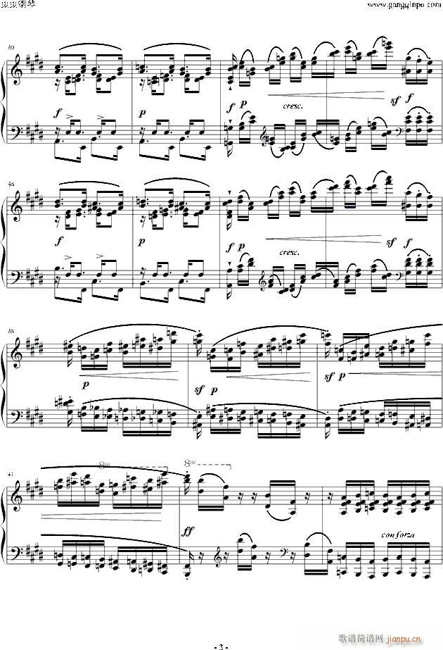 练习曲-Etude OP 10 NO 3_肖邦 chopin3