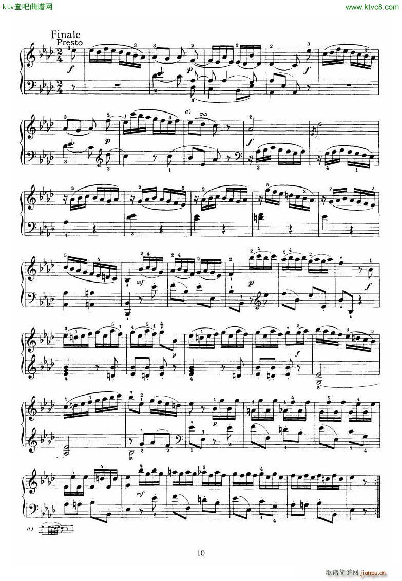 Piano Sonata No 46 in Ab10