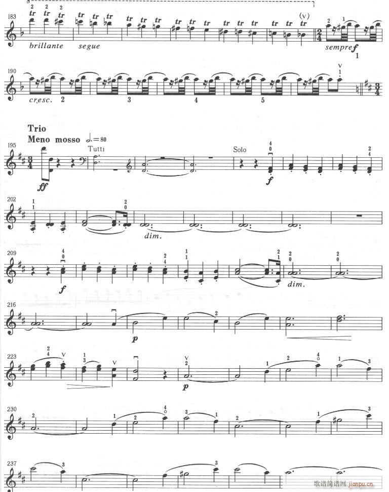 维厄唐《第四协奏曲》(d小调) 第三乐章1-5提琴5