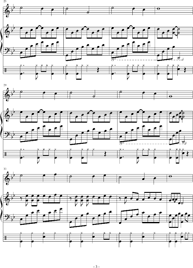 忘记你我做不到-钢琴谱(钢琴曲)-吴越3