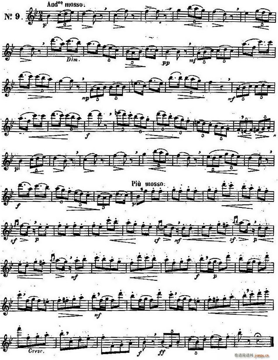 二十首练习曲作品131号(NO 9)1