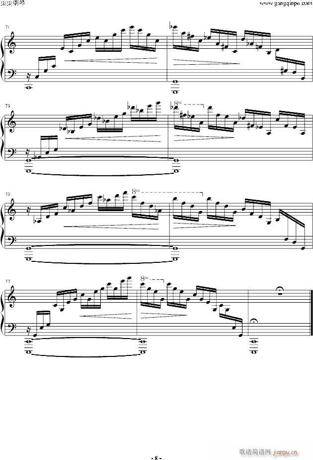 练习曲-Etude OP 10 No 1_肖邦 chopin8