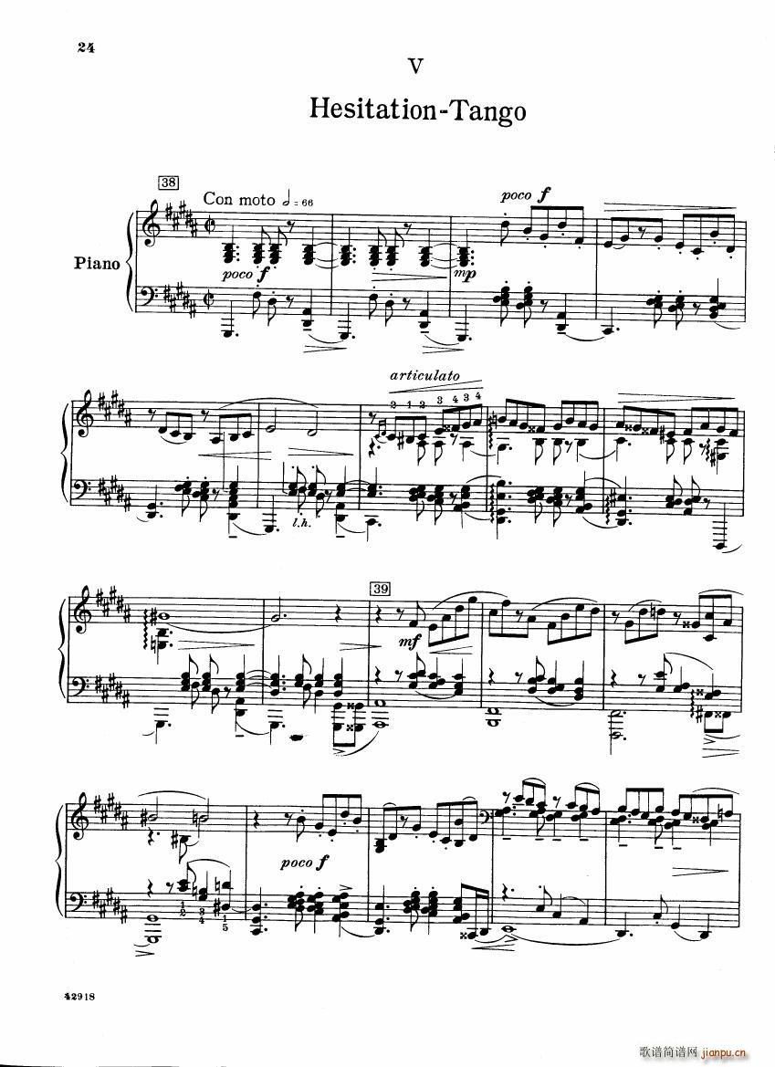 Barber op 28 Souvenirs piano solo17