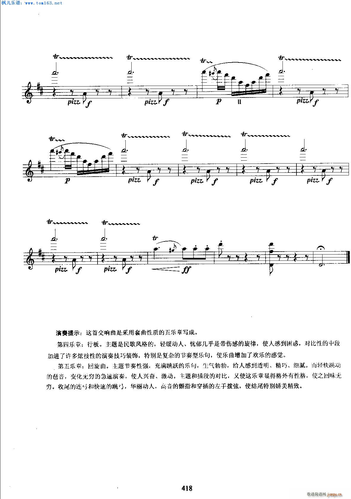 拉罗西班牙交响曲第五乐章9