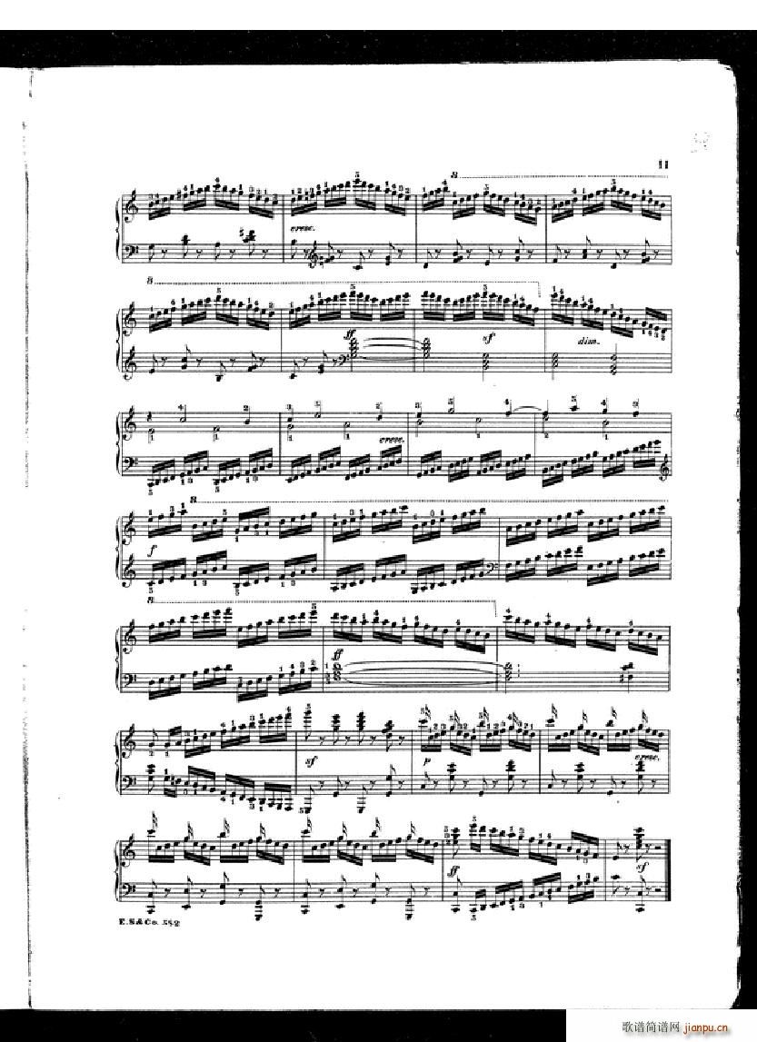 Czerny School of Velocity book 1 Op 2999