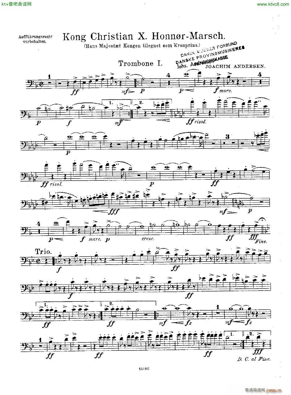 Andersen Kong Christian X Honn rmarsch orch25