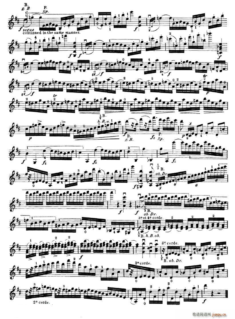 24首小提琴练习曲之52