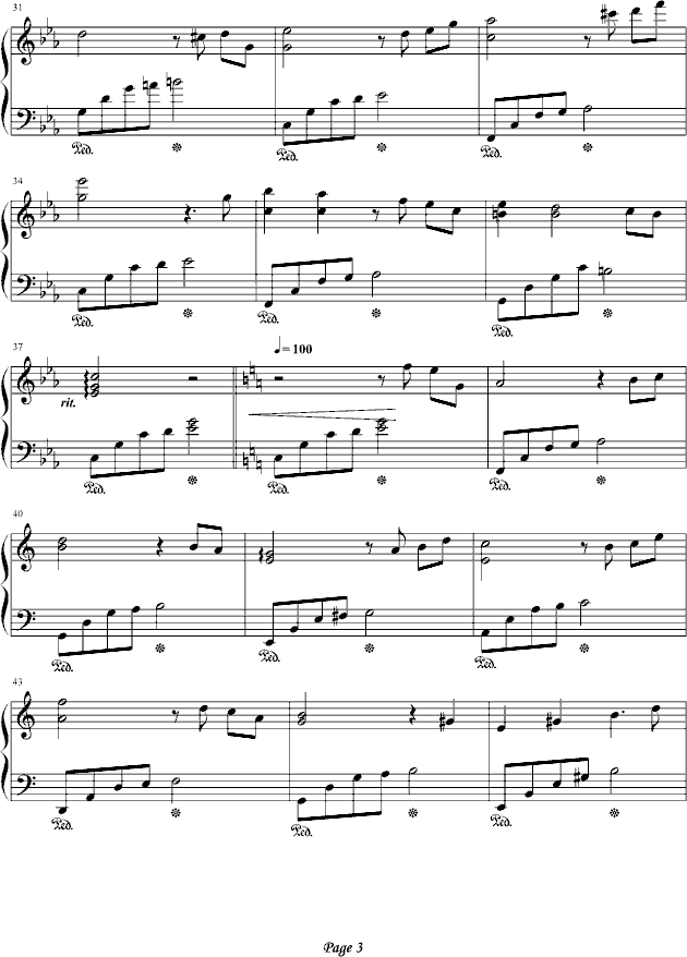 �x��-钢琴谱(钢琴曲)-�c��3