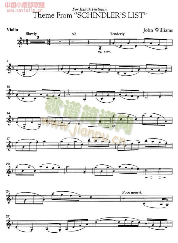 Theme From "SCHINDLER`SLIST"1