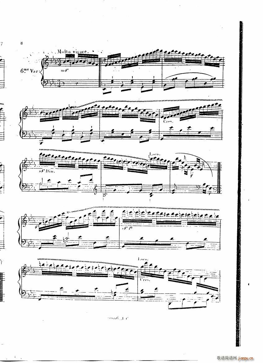 Czerny Variations brillantes7