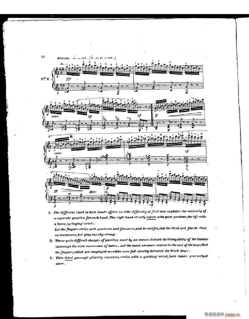 Czerny Etudes de la Velocite23