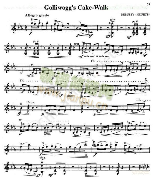 海菲茨-Debussy《Golliwogg`s Cake-Walk》1
