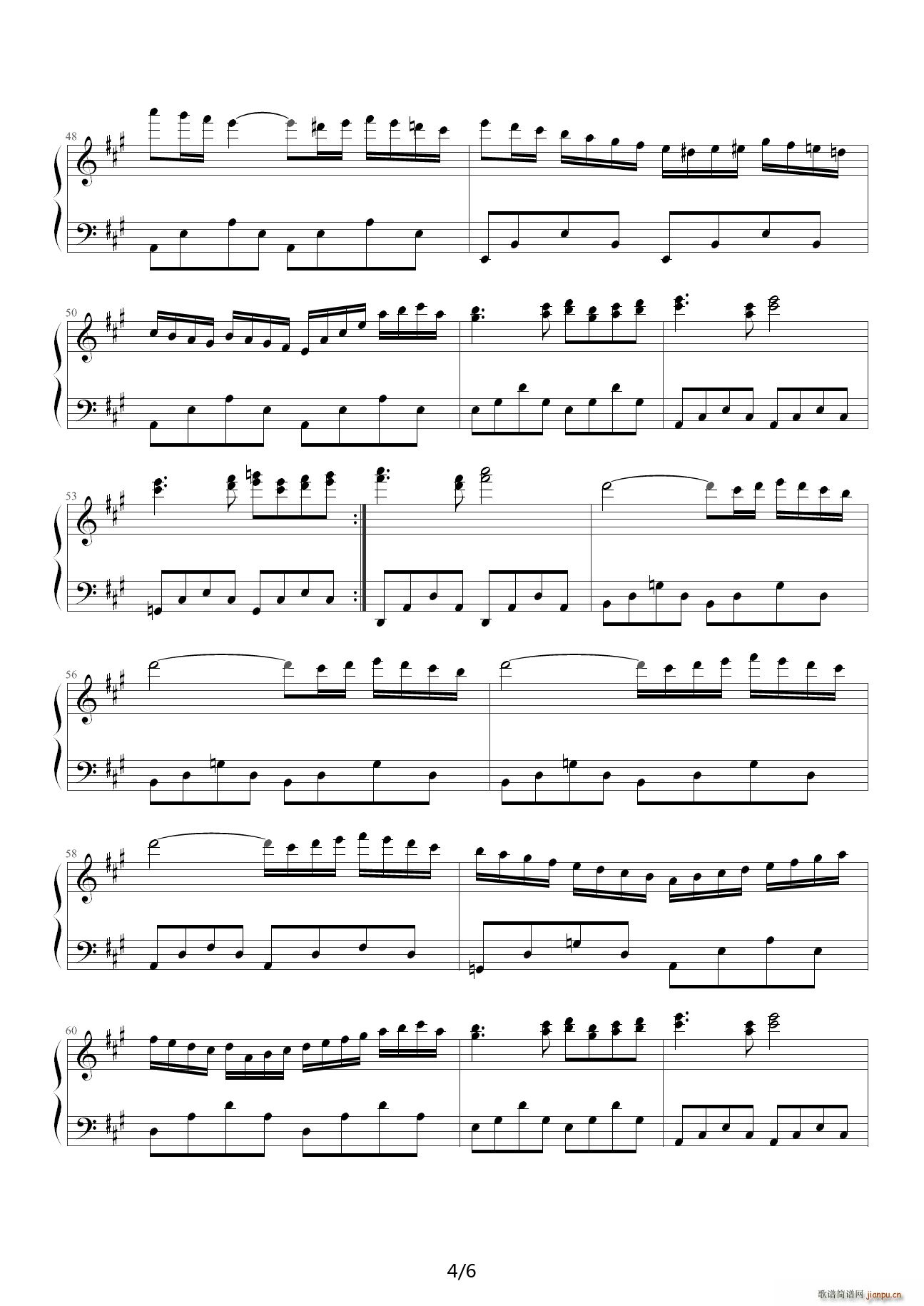 西班牙舞曲 A调4