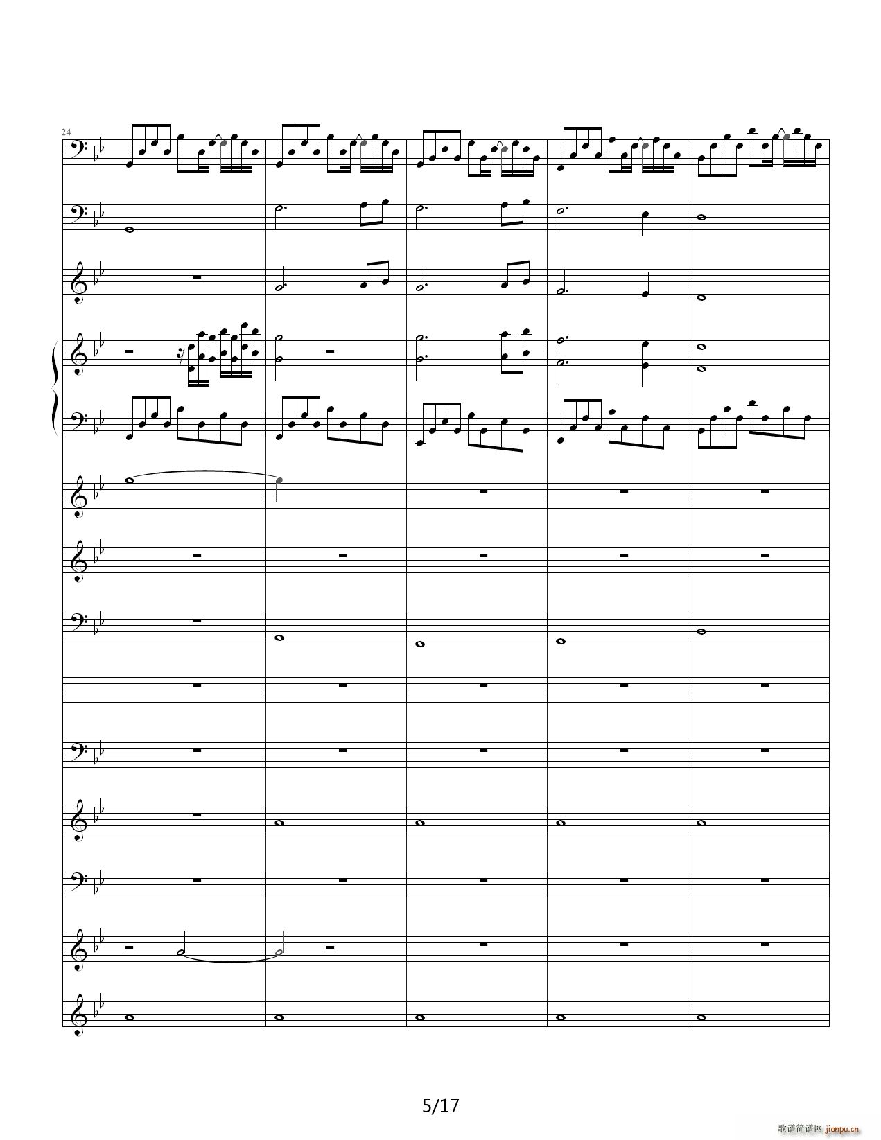 悲伤奏鸣曲 降B调5