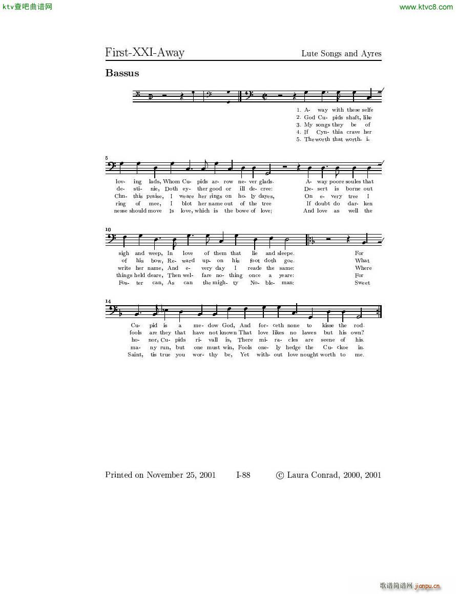 Dowland Lute Music 二44