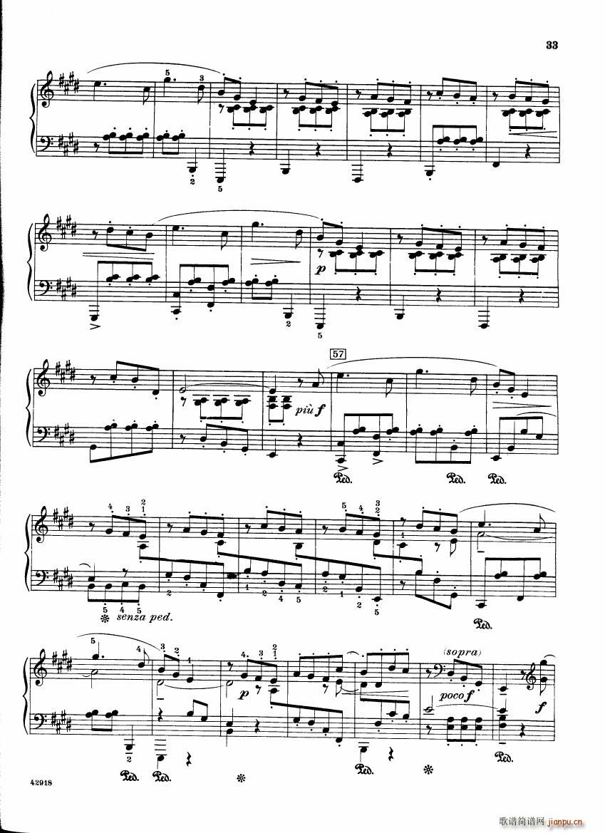 Barber op 28 Souvenirs piano solo33