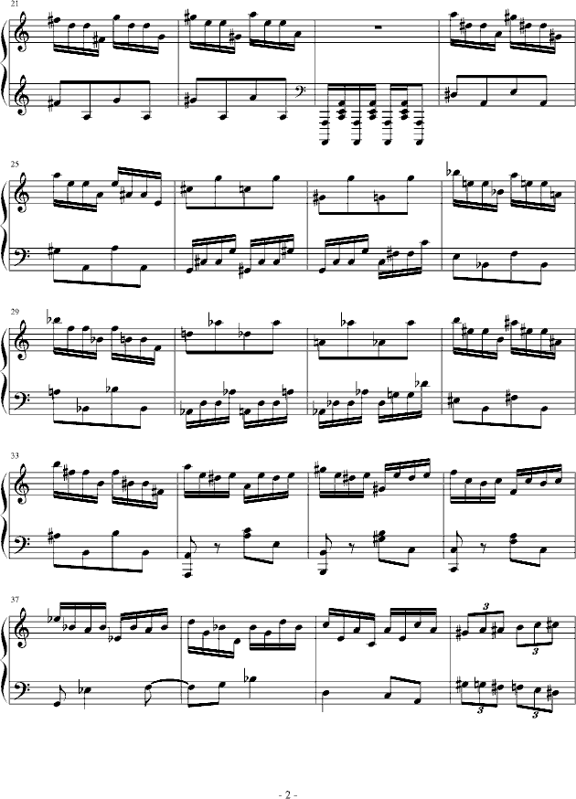 “狼兔”练习曲-钢琴谱(钢琴曲)-he2102