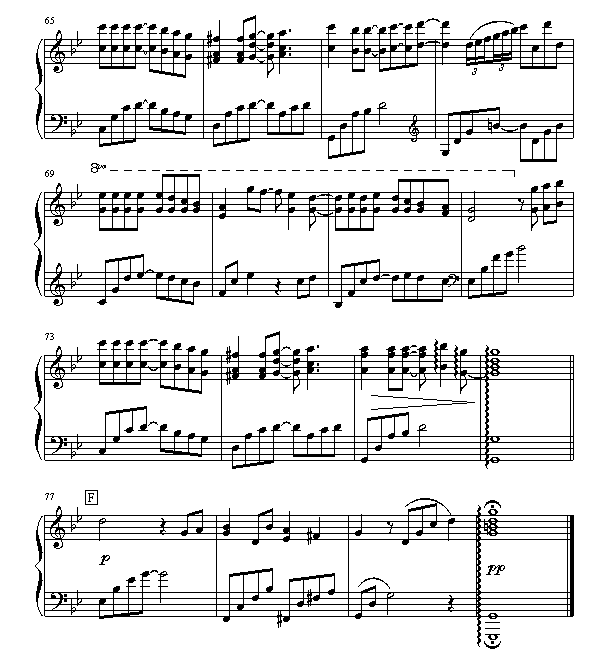 从开始到现在-钢琴谱(钢琴曲)-张信哲5
