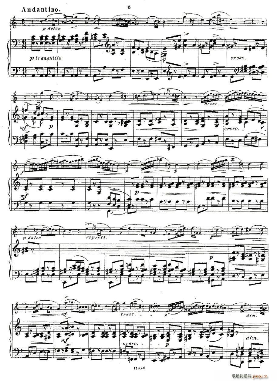 Opern-Transcriptionen.Op.45-8（长笛+钢琴伴奏）4